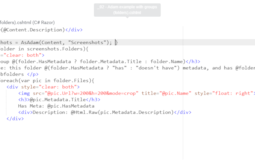 Code for folder looping